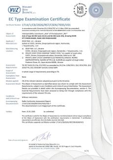 EC Type Examination Certificate