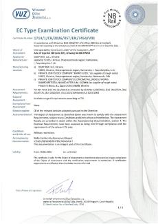 EC Type Examination Certificate