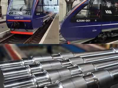 DDAP-RAX supplies fully machined EA4T alloy steel axles for PESA